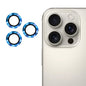 For iPhone 16 Pro / 16 Pro Max ENKAY 9H Rear Lens Aluminium Alloy Tempered Glass Film(Sea Blue)