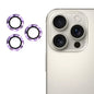 For iPhone 16 Pro / 16 Pro Max ENKAY 9H Rear Lens Aluminium Alloy Tempered Glass Film(Light Purple)