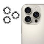For iPhone 16 Pro / 16 Pro Max ENKAY 9H Rear Lens Aluminium Alloy Tempered Glass Film(Grey)