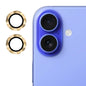 For iPhone 16 / 16 Plus ENKAY 9H Rear Lens Aluminium Alloy Tempered Glass Film(Golden)