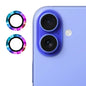 For iPhone 16 / 16 Plus ENKAY 9H Rear Lens Aluminium Alloy Tempered Glass Film(Colorful)