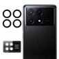 Pour Xiaomi Poco F6 Pro ENKAY 9H Film en verre trempé en alliage d'aluminium pour objectif arrière (Noir)