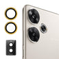Pour Xiaomi Poco F6 ENKAY Film en verre trempé en alliage d'aluminium 9H pour lentille arrière (Or)