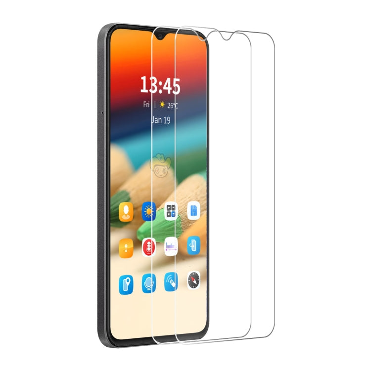 Pour Nokia C32 2pcs ENKAY 9H Grande Courbure Bord Aluminium-silicium Film de Verre Trempé
