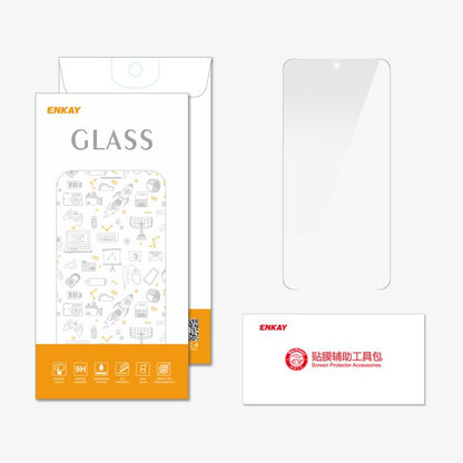 For Motorola Moto G 5G 2025 ENKAY 9H Big Arc Edge High Aluminum-silicon Tempered Glass Film