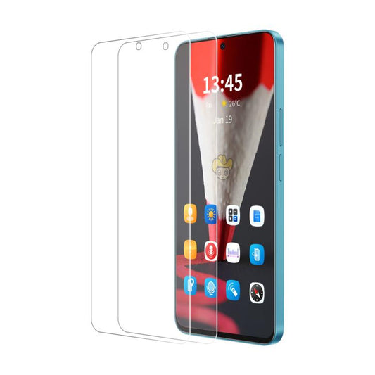 Pour Motorola Moto G Play 2025 2pcs ENKAY 9H Grand Arc Bord Film en Verre Trempé Haute teneur en Aluminium-Silicium