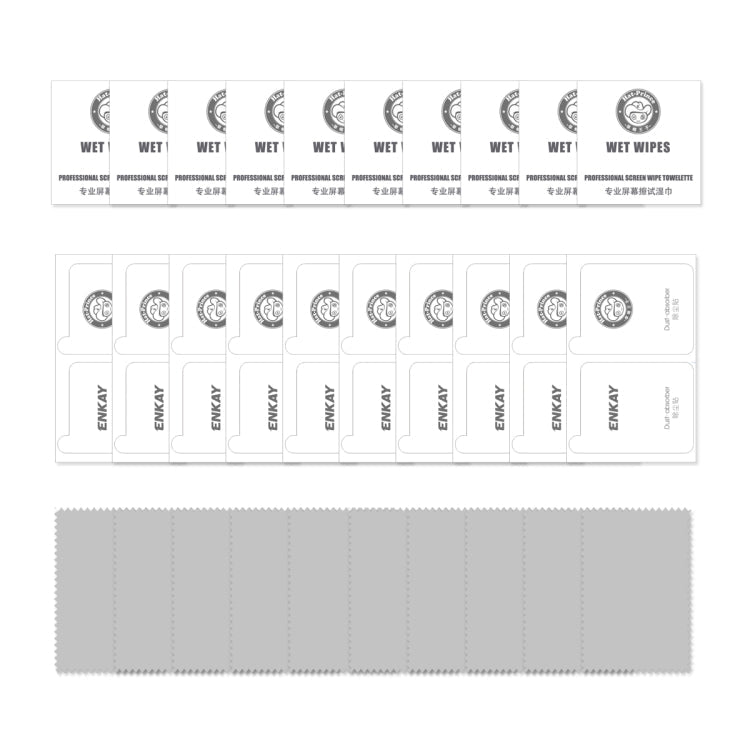 For OnePlus Nord N30 SE 10pcs ENKAY 9H Big Arc Edge High Aluminum-silicon Tempered Glass Film