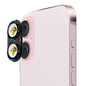 For iPhone 16 / 16 Plus ENKAY Anti-reflection Camera Lens Aluminium Alloy Tempered Glass Film(Black)