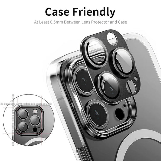 For iPhone 16 / 16 Plus ENKAY Anti-reflection Camera Lens Aluminium Alloy Tempered Glass Film(Silver)