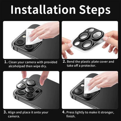 For iPhone 16 / 16 Plus ENKAY Anti-reflection Camera Lens Aluminium Alloy Tempered Glass Film(Yellow)