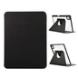 For iPad Air 13 2026 / 2025 / 2024 ENKAY 360 Rotation PMMA Leather Smart Tablet Case with Pen Slot(Black)