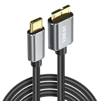 Câble disque dur caméra de données ENKAY USB 3.1 Type-C vers USB 3.0 Micro B 10 Gbit/s, longueur : 1 m