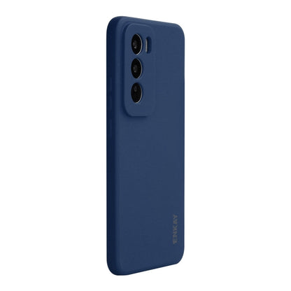 For OPPO Reno12 Pro ENKAY Liquid Silicone Soft Shockproof Phone Case(Dark Blue)