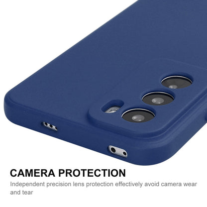 For OPPO Reno12 Pro ENKAY Liquid Silicone Soft Shockproof Phone Case(Dark Blue)