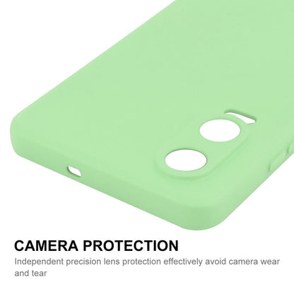 For OPPO K12x ENKAY Liquid Silicone Soft Shockproof Phone Case(Light Green)