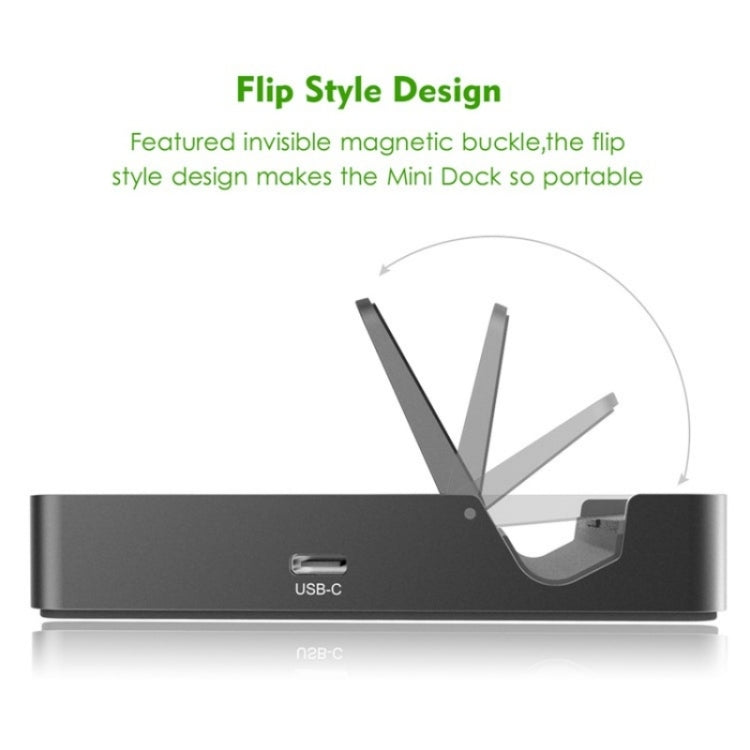 WAVLINK UHP3D01G Gigabit Ethernet USB 3.0 Multi-Function HUB 4K HD Docking Station(AU Plug)