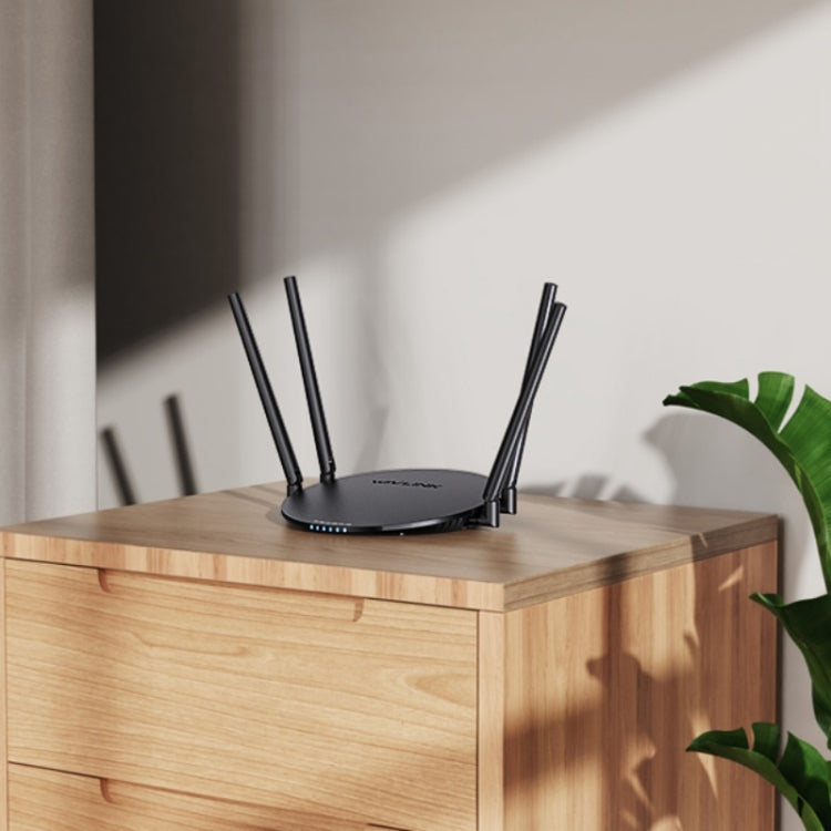 WAVLINK WN530G3 4x 5dBi Foldable Antenna AC1200 Dual Band Wireless Repeater Router, Plug:US Plug
