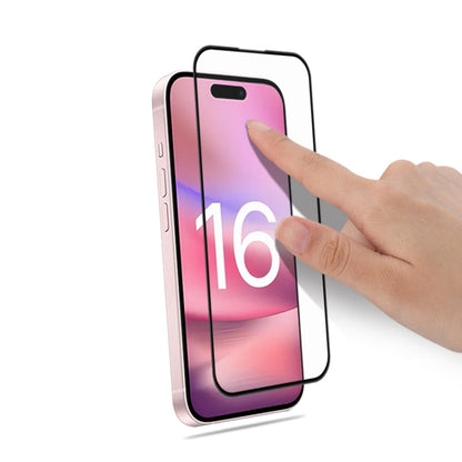 For iPhone 16 mocolo 2.5D Full Glue Full Cover Tempered Glass Film
