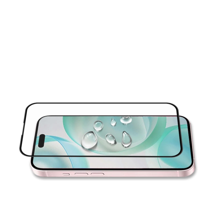 For iPhone 16 Pro mocolo 2.5D Full Glue Full Cover Tempered Glass Film