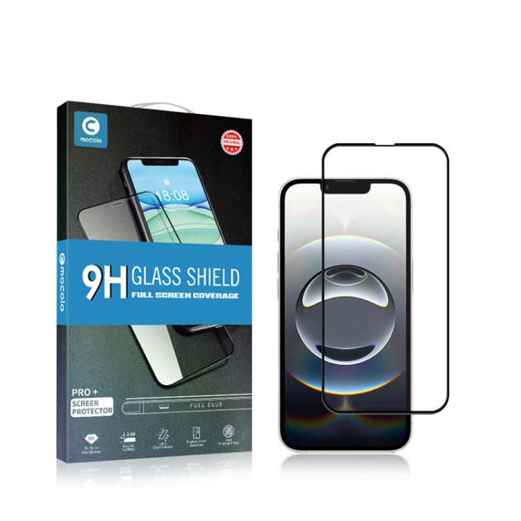 For iPhone 17e / 16e mocolo 2.5D Full Glue Full Cover Tempered Glass Film