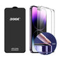 Pour iPhone 14 Pro 2pcs ENKAY 300C Arc Super Large Couverture Complète en Verre Trempé Haute teneur en Aluminium-silicium Noir