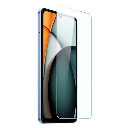 Pour Xiaomi Redmi A3 4G NORTHJO Étui de protection transparent en TPU avec film en verre trempé (transparent)