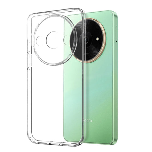 Pour Xiaomi Redmi A3x 4G NORTHJO Coque de Téléphone en TPU Transparent avec Film en Verre Trempé (Transparent)