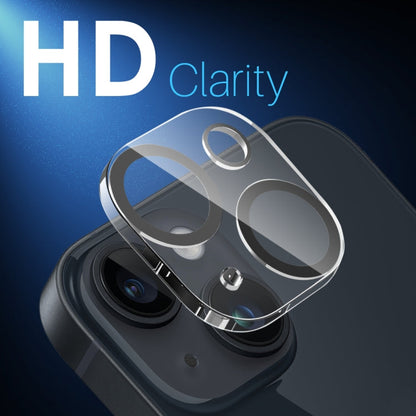 For iPhone 14 / 14 Plus NORTHJO Camera Lens Protector 3D Night Shot Tempered Glass Film(Black)