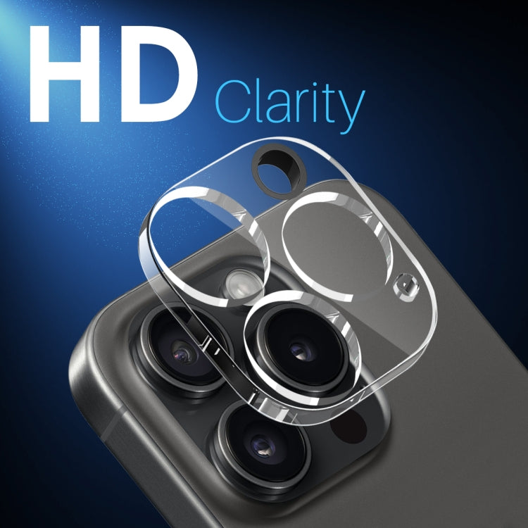 For iPhone 15 Pro / 15 Pro Max NORTHJO Camera Lens Protector 3D HD Tempered Glass Film(Clear)