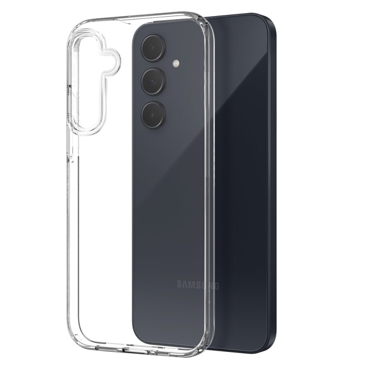 For Galaxy A35 5G NORTHJO 3 in 1 TPU Phone Case with Screen Protector and Lens Film(Transparent)