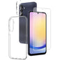 For Galaxy A25 5G NORTHJO 3 in 1 TPU Phone Case with Screen Protector and Lens Film(Transparent)