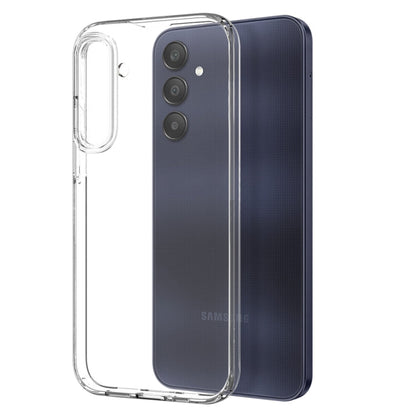 For Galaxy A25 5G NORTHJO 3 in 1 TPU Phone Case with Screen Protector and Lens Film(Transparent)