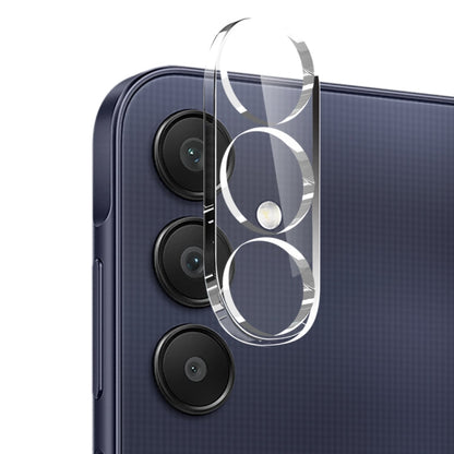 For Galaxy A25 5G NORTHJO 3 in 1 TPU Phone Case with Screen Protector and Lens Film(Transparent)
