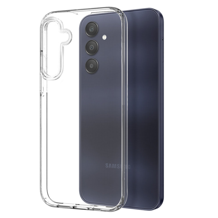 Pour Samsung Galaxy A15 4G / 5G NORTHJO 3 en 1 Coque de téléphone en TPU avec Protection d'écran et Film pour Objectif (Transparent)