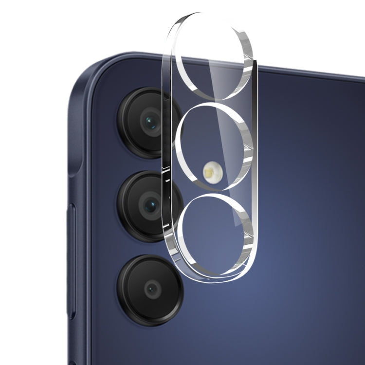 Pour Samsung Galaxy A15 4G / 5G NORTHJO 3 en 1 Coque de téléphone en TPU avec Protection d'écran et Film pour Objectif (Transparent)