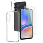 Pour Samsung Galaxy A05s 4G NORTHJO Coque de téléphone 3 en 1 en TPU avec protecteur d'écran et film de protection d'objectif (Transparent)