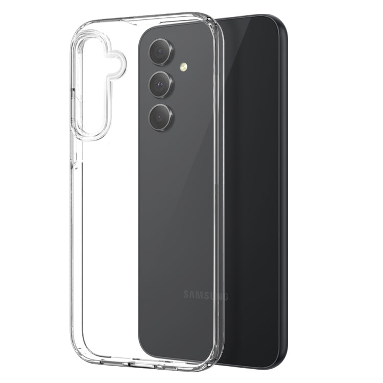 For Galaxy S23 FE 5G NORTHJO 3 in 1 TPU Phone Case with Screen Protector and Lens Film(Transparent)