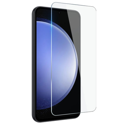 For Galaxy S23 FE 5G NORTHJO 3 in 1 TPU Phone Case with Screen Protector and Lens Film(Transparent)