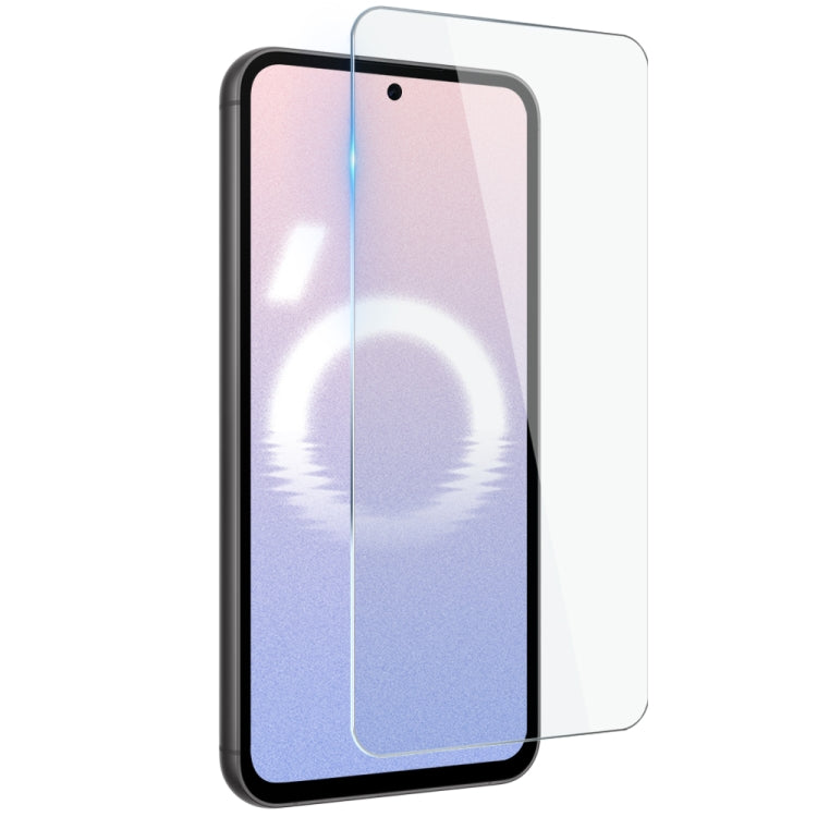 For Galaxy S24 FE 5G NORTHJO 3 in 1 TPU Phone Case with Screen Protector and Lens Film(Transparent)