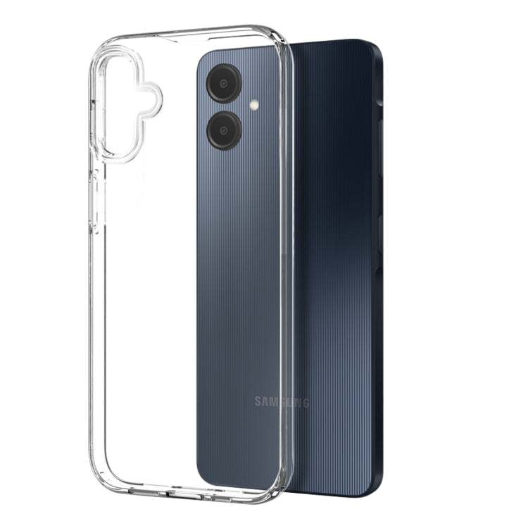 For Galaxy A06 4G NORTHJO 3 in 1 TPU Phone Case with Screen Protector and Lens Film(Transparent)