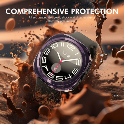 For Samsung Galaxy Watch Ultra 47mm / Ultra 2025 ENKAY Hat-Prince Electroplated Soft TPU Cover + 0.2mm 9H Glass Screen Protector(Rose Gold)