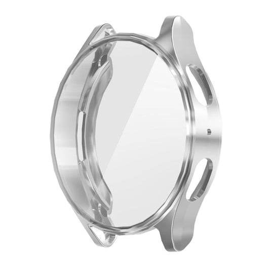 Pour Samsung Galaxy Watch7 40mm ENKAY Hat-Prince Étui souple en TPU plaqué avec protection d'écran (argent)