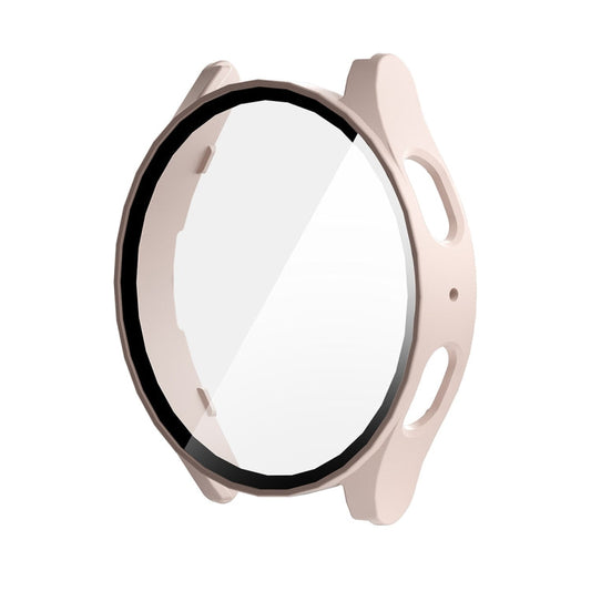 Pour Samsung Galaxy Watch7 44mm ENKAY Hat-Prince Étui de protection intégré en PC et verre trempé pour montre (Rose)