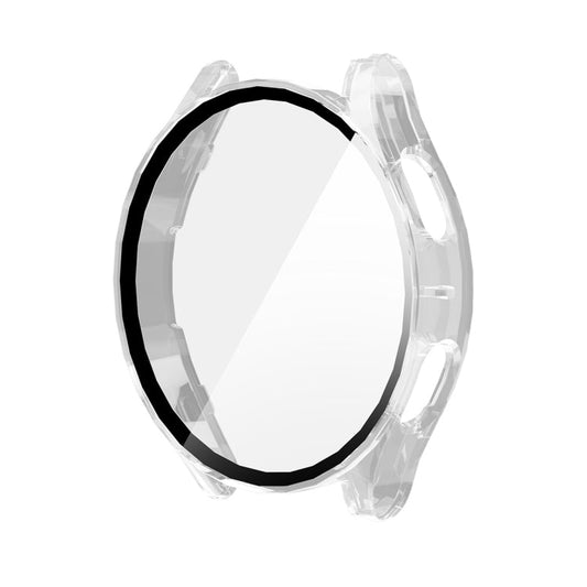 Pour Samsung Galaxy Watch7 44mm Coque de protection intégrée en PC et film en verre trempé ENKAY Hat-Prince (Transparent)