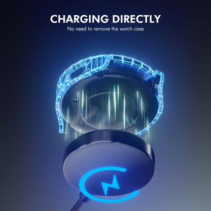 For Samsung Galaxy Watch7 44mm ENKAY Hat-Prince Electroplated Hard PC Case + 0.2mm 9H Glass Screen Protector(Black)