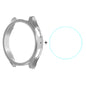 Pour Samsung Galaxy Watch7 44mm Coque rigide en PC électroplaqué ENKAY Hat-Prince + Protecteur d'écran en verre 9H de 0,2 mm (Argent)