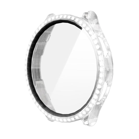 Pour Samsung Galaxy Watch7 40 mm ENKAY Hat-Prince Blink Étui de montre intégré pleine couverture PC + film de verre trempé (transparent)
