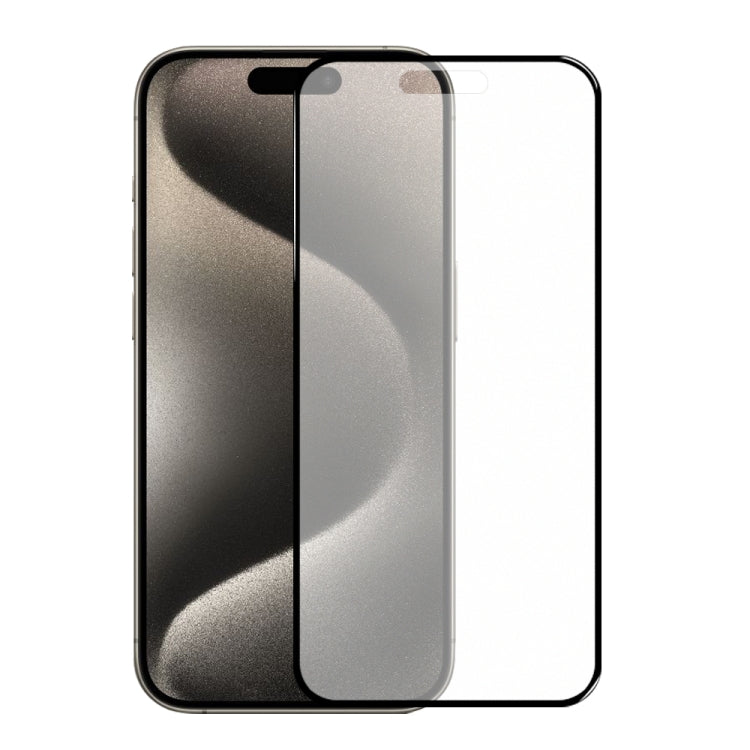 For iPhone 15 Pro Max NORTHJO Matte Silkscreen Anti-Fingerprint Tempered Glass Film