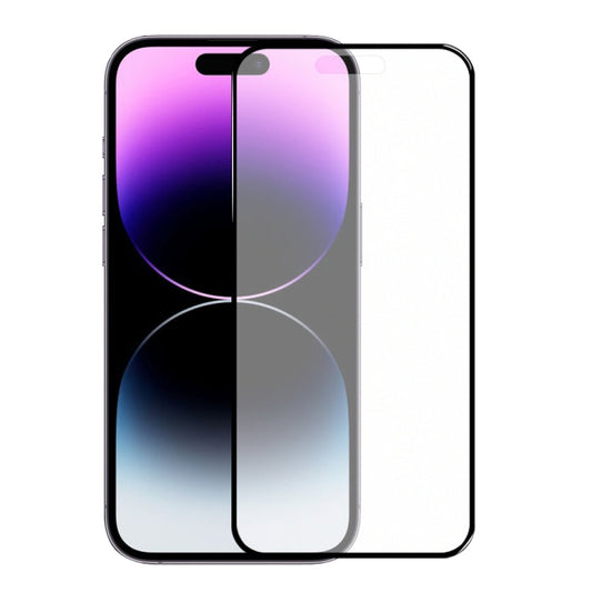 Pour iPhone 14 Pro NORTHJO Film en verre trempé mat avec sérigraphie et anti-empreintes digitales