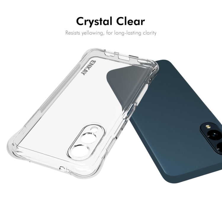 For Fujitsu Arrows We2 / F-52E ENKAY Hat-Prince Transparent TPU Shockproof Phone Case